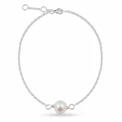perle armbånd i sølv