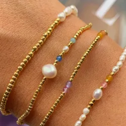 Hultquist Penelope armbånd i forgyldt sølv