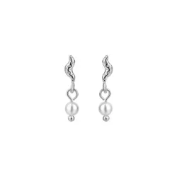 Nava Kai Petite perle øreringe i sølv