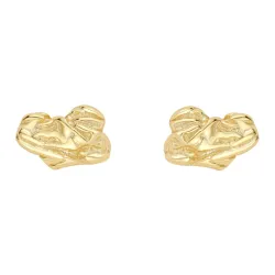 Nava Zola Petite øreringe i forgyldt sølv