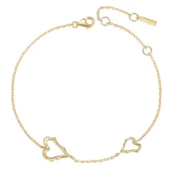 Nava Nola armbånd i forgyldt sølv