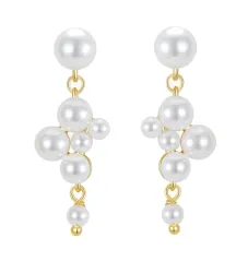 Nava Sabella øreringe i forgyldt sølv