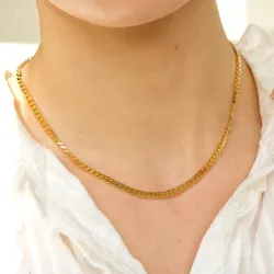 Studio Z Plated halskæde i forgyldt sølv