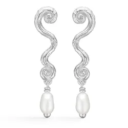 Studio Z Wave øreringe i sølv