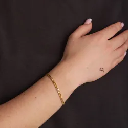 Studio Z armbånd i forgyldt sølv