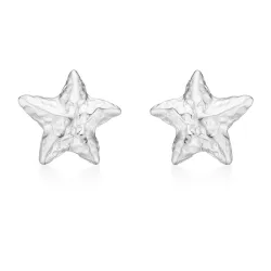 Studio Z Starfish Lustre ørestikker i sølv