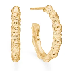 Studio Z Urchin Elegance ørestikker i forgyldt sølv