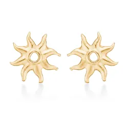 Studio Z Ocean Aura ørestikker i forgyldt sølv