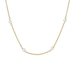 Studio Z Shore halskæde i forgyldt sølv