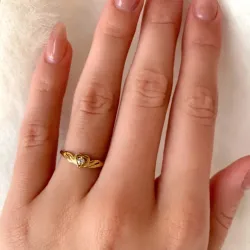 hjerter ring i 9 karat guld - Gold Collection