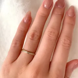 smal guld ring i 9 karat guld - Gold Collection