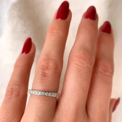Diamantring i 14 karat hvidguld 0,26 ct