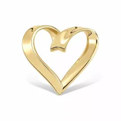 hjerte vedhæng i 9 karat guld - Gold Collection