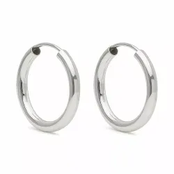 20 mm Scrouples creoler i sølv