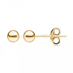 4 mm Støvring Design kugle øreringe i 8 karat guld