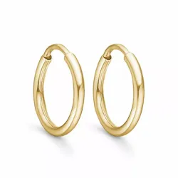 10 mm Støvring Design creoler i 8 karat guld