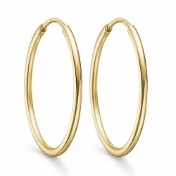25 mm Støvring Design creoler i 8 karat guld
