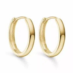 15 mm Støvring Design creoler i 8 karat guld