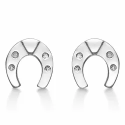 Støvring Design hestesko øreringe i sølv