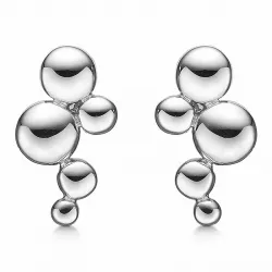 Støvring Design cirkel øreringe i sølv