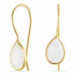 Kollektionsprøve øreringe i forgyldt sølv