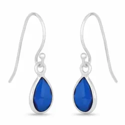 dråbe øreringe i sølv - Loom Stones