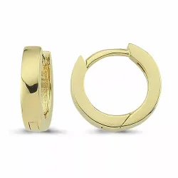 11 mm creoler i 8 karat guld