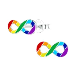 infinity børneøreringe i sølv - Little Ones