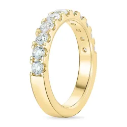 zirkon guldring i 9 karat guld