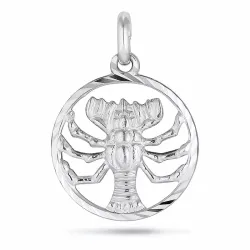 stjernetegn krebsen vedhæng i sølv