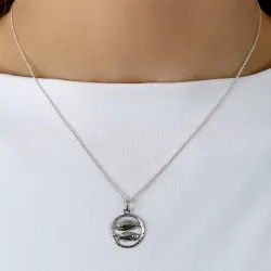 stjernetegn fisken vedhæng i sølv