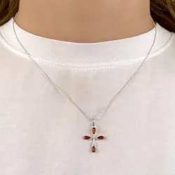 Kors vedhæng i sølv