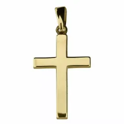 14 x 21 mm kors vedhæng i 8 karat guld - Amoré