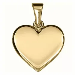 13 x 12,5 mm hjerte vedhæng i 8 karat guld - Amoré
