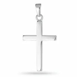 16,5 x 24,5 mm kors vedhæng i sølv - Amoré