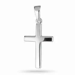 12 x 18 mm kors vedhæng i sølv - Amoré