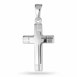 kors vedhæng i sølv - Amoré