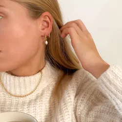 Sistie2ND Victoria halskæde i forgyldt stål