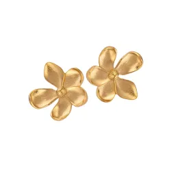 Sistie2ND Blumie øreringe i forgyldt stål