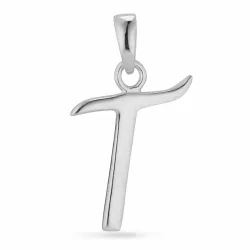 bogstav T vedhæng i sølv - My Letter