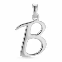 bogstav B vedhæng i sølv - My Letter