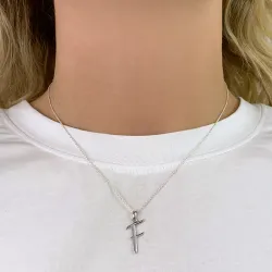 bogstav F vedhæng i sølv - My Letter