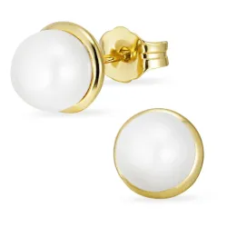6-6,5 mm ørestikker i 8 karat guld - Gold Collection