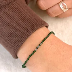 armbånd med sten og 3 hematite - Loom Stones