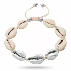 muslinge armbånd i silke snor 17 cm plus 4 cm x 12 mm