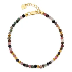 multifarvede armbånd med turmalin