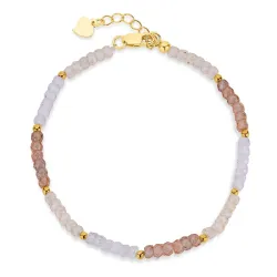 multifarvede armbånd med sten - Loom Stones