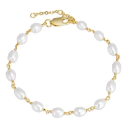 4,5 mm armbånd med ferskvandsperle