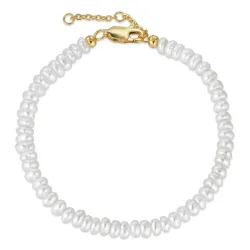 4,5 mm armbånd med ferskvandsperle