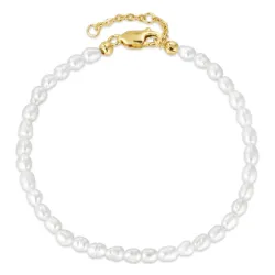 3,5 mm armbånd med ferskvandsperle